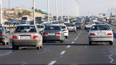 ترافیک شدید در اتوبان قزوین – کرج