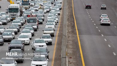 ترافیک سنگین در جاده‌های شمالی منتهی به تهران
