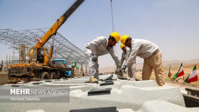 عملیات ریل‌گذاری راه‌آهن کرمانشاه – خسروی آغاز شد